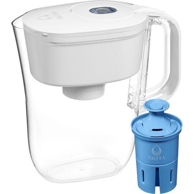 Brita Water Filter 6 Cup Denali Water Pitcher Dispenser with Elite Water Filter Brita Water Filter 6 Cup Denali Water Pitcher Dispenser with Elite Water Filter