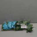 Artificial Peony Silk Flowers Bouquet Home Wedding Decoration, 1 Pack, 5 Heads (Turquoise)