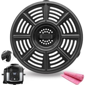 6.5QT Air Fryer Replacement Rack for Ninja OS300/OS301/FD302/FD305/OP302 Foodi Pressure Cooker Air Fryers, Upgraded Grill Crisper Plate Pan Tray Grate Grid Shelf for Ninja 6.5QT Air Fryer