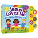 Jesus Loves Me & Other Bible Songs – Interactive Sound Book for Toddlers | Christian Baby Book with 6 Faith-Based Songs, Lyrics & Music | Baptism Gift, Bible Story Time Sing-along for Boys and Girls