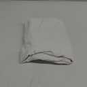 TEXAS LINEN CO. 100% Organic Cotton Percale Flat Sheet King Size - 1 PC Flat Sheet, White - Crisp, Cool and Strong Bed Linen, Top Sheets for Hot Sleepers, Luxury Breathable GOTS Certified Sheets