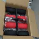 Foldable Back Extension Machine Home Gym Sit Up Machine for Glute & Ab Workouts Squat Machine for Home Gym Back Exercise for Lower Back Training with Resistance Bands (131 Style)