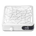 Nail Dust Collector, Powerful Vacuum Fan Vent Dust Collector Extractor Dust Suction Machine for Acrylic Nails Polishing, Nail Salon&Home, White