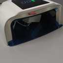 UV LED Nail Lamp 96W, Rechargeable UV Light for Gel Nails with Metal Base, Auto Sensor and 4 Timer Settings, Salon Quality UV Nail Light(White)