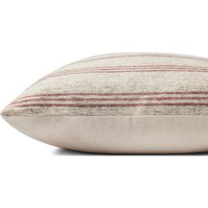 Loloi Amber Lewis x Zephyr Collection PAL0040 Natural/Red22'' x 22'' Cover Only Pillow Loloi Amber Lewis x Zephyr Collection PAL0040 Natural/Red22'' x 22'' Cover Only Pillow