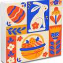 Bunny Easter Gifts For Adults Easters Basket Stuffers For Teens Cute Rabbit Gifts Wooden Easter Decorations for Home Modern Farmhouse Decor Funny Bunny Decor Home Tabletop Office Signs