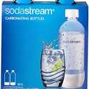 Sodastream 1l Carbonating Bottles- Black (Twin Pack)