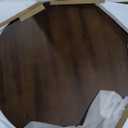 Roundhill Furniture Havre Pedestal Base Round Dining Table, Espresso 47.2"D x 47.2"W x 28.74"H