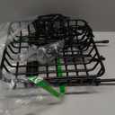 CXWXC Bike Basket Rack - Large Front Bicycle Basket with Struts - Front Mount Aluminium Bike Basket Large Capacity