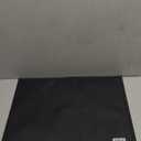 Placemats Set of 6 Washable Indoor/Outdoor Vinyl Place Mats for Dining Table PVC Weave Table Mats(Black)