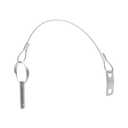 4 Packs of Bimini Top Pin, Quick Release Pin Dia.1/4in w/Lanyard Prevents Loss, Stainless Steel 316 with Free Screws