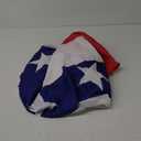 HOOSUN 4th Of July Decorations,American Flag Bunting for Outside,3x6 FT Fourth of July Bunting Patriotic Decorations,Red White and Blue USA Flags Pleated Fan Flag,American Flags Banners for Porch (3.0x6.0 feet, 1 pack)