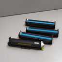 InkNI 206X Toner Cartridges 4 Pack - with Chip Compatible Replacement for HP 206X 206A for Color LaserJet Pro MFP M283fdw M283cdw M283fdn M282nw Pro M255dw M255nw Ink Cartridges W2110X W2110A