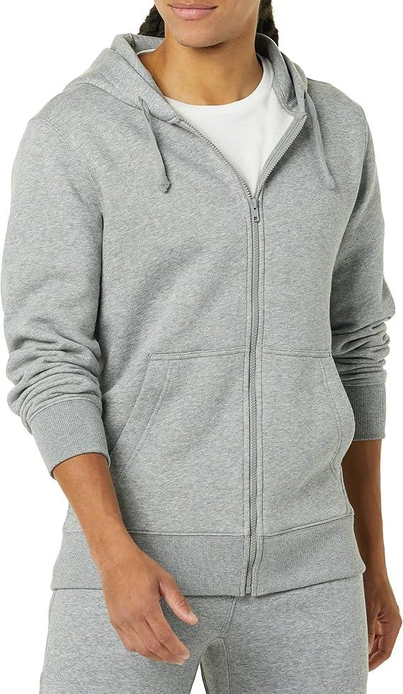 MalGari Amazon Aware Men's Full-Zip Hooded Fleece Sweatshirt