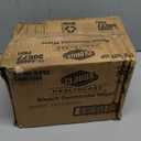 Clorox Healthcare Bleach Germicidal Wipes, 6" x 5", 150 Count Canister, Pack of 6