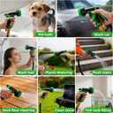 Indoor Sink Hose Attachment for Faucet - (50 FT) Faucet Hose with 7 Adapters for Kitchen Sink Bathroom Sink Faucet, Watering Houseplants, Washing Pets Car Household Cleaning 10-Function Nozzle