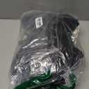 SUUKSESS Women 2 Piece Workout Sets Hidden Scrunch Hip Lifting Seamless Leggings Long Sleeve Yoga Crop Tops (Large, Black)