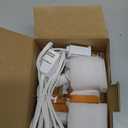 Brightown Accessory Cord with LED Bulb - 6ft Cord with On/Off Switch for Night Lights, Halloween Pumpkin, Blow Mold, Christmas Village House, Holiday Ceramic Trees, Craft Projects, 2 Pack (Warm White)