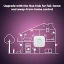 Philips Hue A19 LED Smart Light Bulb - White and Color Ambiance - 60W Indoor Light Bulb - Control with Hue App - Works with Alexa, Google Assistant and Apple Homekit - 3 Pack