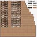 18ft Hallway Runner Rug Mat Non Slip, Rubber Backed Absorbent Floor Rug Carpets, Runner for Entryway Porch Backyard Dining Room, Camel
