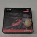 WL V398-C Missile Aircraft RC Helicopter Military, 2.4G 4CH Dual-Blade Remote Control Helicopter for Adults with Adjustable Left/Right Hand Throttle RC Armed Helicopter Toy -RTF