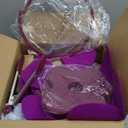 CAROTE 21pcs Pots and Pans Set, Nonstick Cookware Set Detachable Handle, Induction Kitchen Cookware Sets Non Stick with Removable Handle, RV Cookware Set, Gold and Purple (Gold Ultra Violet)