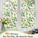2 x Coavas Privacy Window Film - Forsted Glass Window Film Decorative Static Cling Non-Adhesive UV Blocking Window Cover for Home Office Bathroom Door, Frosted, 17.5 x 78.7 Inches
