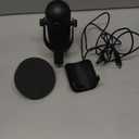 USB Microphone for PC Gaming: Condenser Microphone RGB for Gamer with Stand Mic - Recording Mic for Computer&Laptop with Qiuck Mute - Desk Podcast Mic for Podcast & Singing & Streaming & Youtube Black