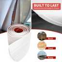 Keel Guard for Fiberglass Boat Bass Aluminum Boats, Boat Keel Protector Guard Hull Protector Shield Protects from Rocks Ramps Scratches Damage, Self-Adhesive DIY 6.5 feet, White