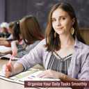 2 x 2026 Planner - Weekly and Monthly Planner, January 2026 to December 2026, Spiral Bound 2026 Calendar Planner Book, Inner Pocket, Perfect for Office Home School Supplies - A5 (6.3" x 8.5"), Burgundy