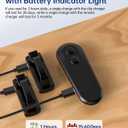 First No Text Blocking Remote Control Page Turner for Kindle Paperwhite, Clicker Page Turner with Flip Forward and Backward,Kindle Accessories for iPad/Tablets(Just Reading), Camera & Selfie Shutter (Black)