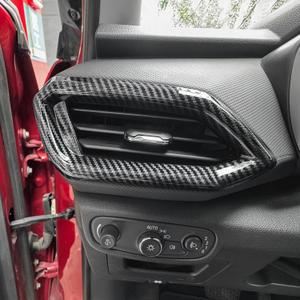 YOUTOOCAR Air Vent Outlet Trim Covers Compatible with Chevy Trailblazer 2020-2024 Accessories (Carbon Fiber Pattern)
