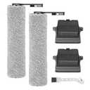 Accessory Set for Tineco iFLOOR 5 Breeze Complete Wet/Dry All-in-One Vacuum Cleaner Replacement Parts, 2 Brush Rollers + 2 Filters + 1 Cleaning Brush