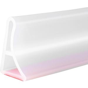 Duzzy 39 Inch Collapsible Shower Threshold Water Dam, Shower Dam Strip Water Stopper, Ideal for Wheelchair Accessible, Suitable for ADA Handicap Showers Bathroom (Clear)