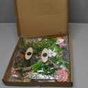 Interchangeable Welcome Sign for Front Door Decoration with 4 Seasonal Wreaths and 14 Holiday Icons, Black Welcome Door Hanger, Rustic Wooden Front Porch Sign Home dcorBlack