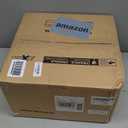 GREENSTELL Vanity Stool Chair with Storage and Folding Back, 15.7" x 15.7" x 19.5" Faux Fur Soft Ottoman for Adults, 4 Metal Legs with Anti-Slip Feet, Furry Padded Seat for Makeup, Bedroom, Pink