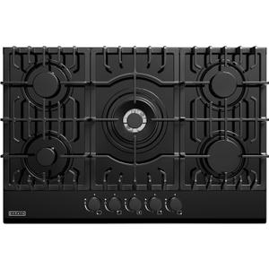 Empava 30 in. Gas Stove Cooktop 5 Italy Sabaf Sealed Burners NG/LPG Convertible in Black Tempered Glass, 30 Inch