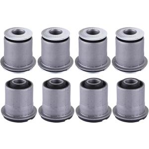 8 Pcs Suspension Control Arm Bushing Kit Compatible with Toyota Tacoma 1995-2004 4Runner 1995-2002,48632-35080 48061-35040 48061-35050 Front Upper + Lower Control Arm Bushing Suspension Kit
