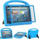 Amazon Fire Max 11 Tablet Case for Kids (13th Generation, 2023 Release), Patamiyar Lightweight Shockproof Kids Case with Handle Stand for Kindle Fire Max 11 Tablet - Blue