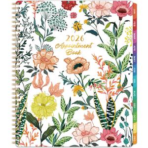 2026 Appointment Book/Planner - 2026 Daily Hourly Planner, Jan 2026 - Dec 2026, Weekly Appointment Book, 8.5" x 11", 30-Minute Interval, Lay-Flat, Tabs, Ample Space with Notes  To-Do Lists