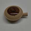 XICHENGSHIDAI Ceramic Clay Pot with Handle, Casserole Stew Pot with Lid, Stockpot Cookware Heat-resistant Dish with Handle -1000ml/ 1Quarts
