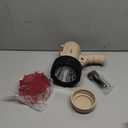 YIERBLUE Rechargeable Spotlight Flashlight with 1000000 High Lumen LED, IP67 Waterproof Long Running Spot Light searchlight, Impact Resistant Handheld Spotlight with Foldable Stand and Red Lens (Pearl)