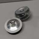 5" Sewer Cleanout Cap, Sewer Drain Plug with Galvanized Screw and Wing Nut, Outside Sewer Pipe Plug Fit for Most Pipe Sink Pool, 2 Pack