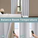 BGment Grey Blackout Curtains 45 Inch Length for Bedroom 2 Panels Set, Linen Textured Thermal Insulation Soundproof Window Curtain Drapes with Grommet, 42 Inch Wide Each Panel