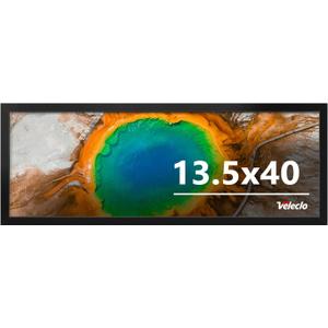 13.5x40 Picture Frame for Wall Display, 13.5x40 Black Picture Frame with Shatter Resistant Plexiglass, Stable and Sturdy 13.5 x 40 Poster Frame for Wall Display, Handpicked Gift Collection