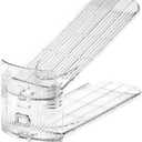 Shoe Slots Organizer, 10-Pack Adjustable Double Deck Shoe Stacker, Clear Space Saver Shoe Rack Holder for Closet Organization, Stackable Shoe Storage for Sneakers, Heels, Flats