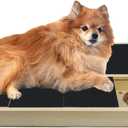 Dog Nail Scratch Pad with Treat Box, Jaxbo Durable Portable Dog Scratch Filing Pad for All Dogs, Wooden Cat Nail Scraper Board for Indoor/Outdoor Training