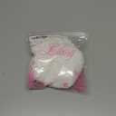 Lilosy Sexy Open Front Closure Floral Lace Mesh Sheer Babydoll Lingerie Dress with Thong 2 Piece (Small, White)