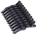 HH&LL Hair Clips for Women Wide Teeth & Double-Hinged Design Alligator Styling Sectioning Clips of Professional Hair Salon Quality - 10Pack