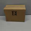 DN DECONATION 3 Pcs Fall Pumpkin Decorations  Flocked White Brown Black Resin Pumpkins Figurines for Autumn Thanksgiving Halloween Decoration, Faux Artificial Pumpkin for Home Table Mantel Decorating